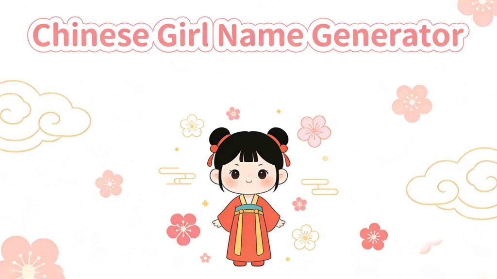 Chinese Girl Name Generator: Names, Meanings & Pinyin 1 Chinese Girl Name Generator
